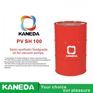 KANEDA PV SH 100 زيت foodgrade شبه اصطناعي لمضخات التفريغ.